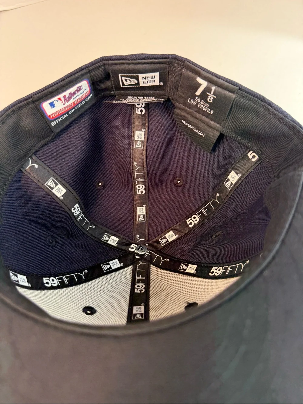 New York Yankee White Logo